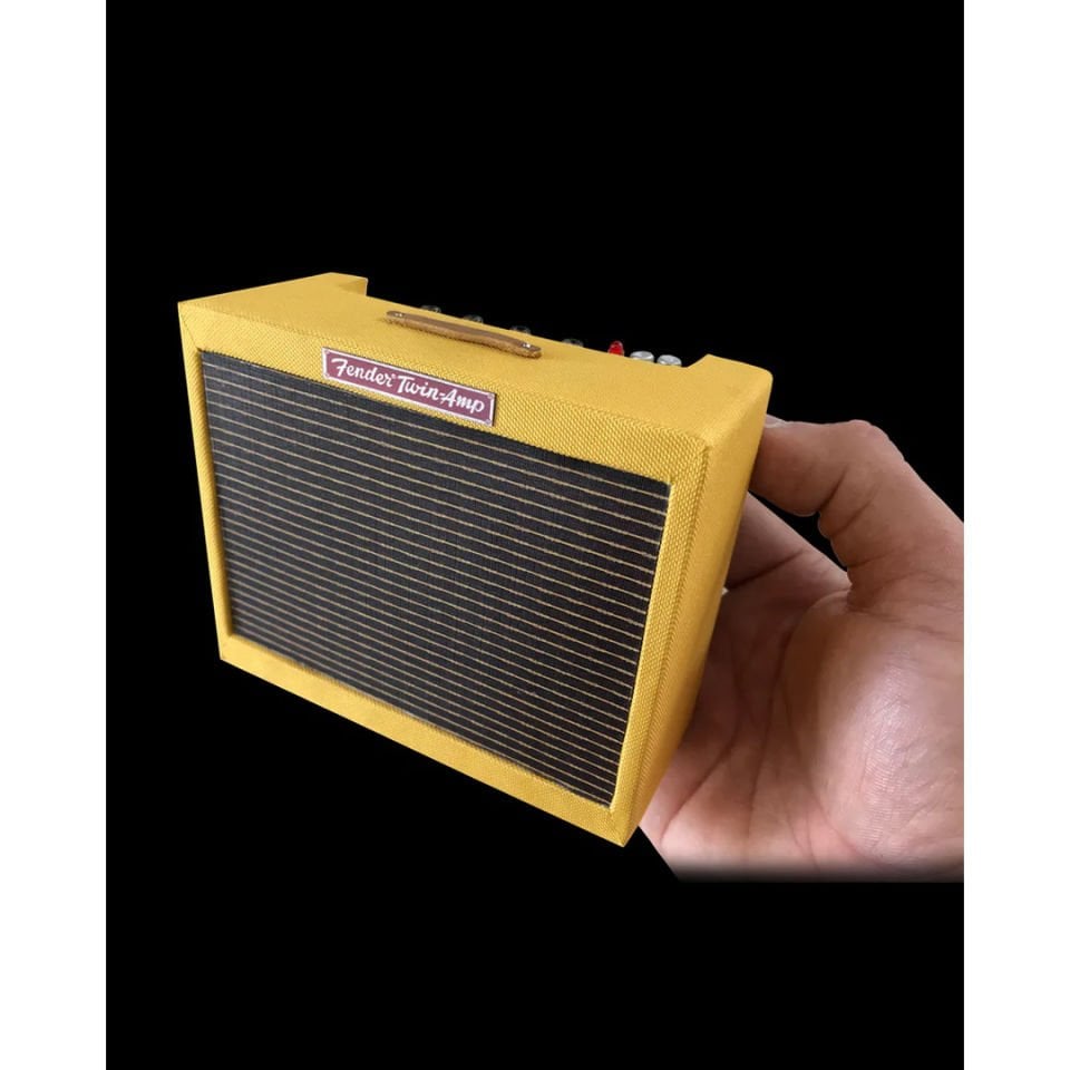 Miniature 1959 Fender Tweed Twin Ornamental Amp Model - Officially Licensed