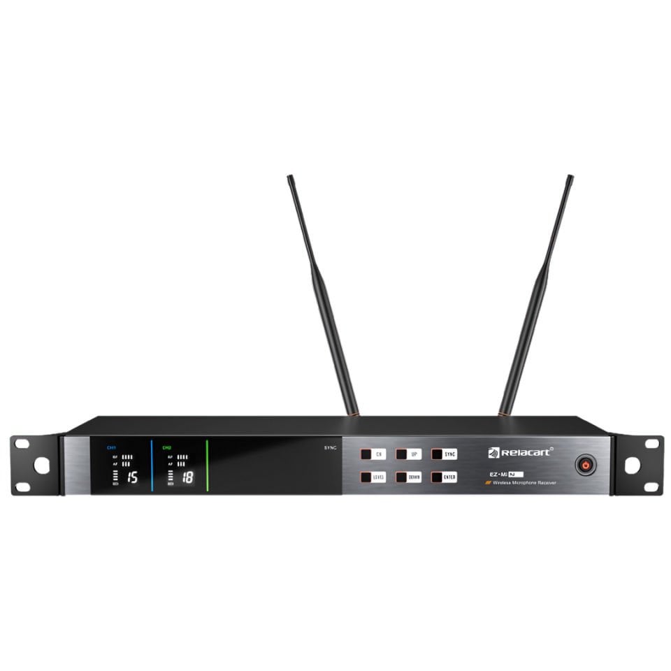 EZ.Mi2 Handheld Mic | Dual-Channel True Diversity Wireless Microphone System