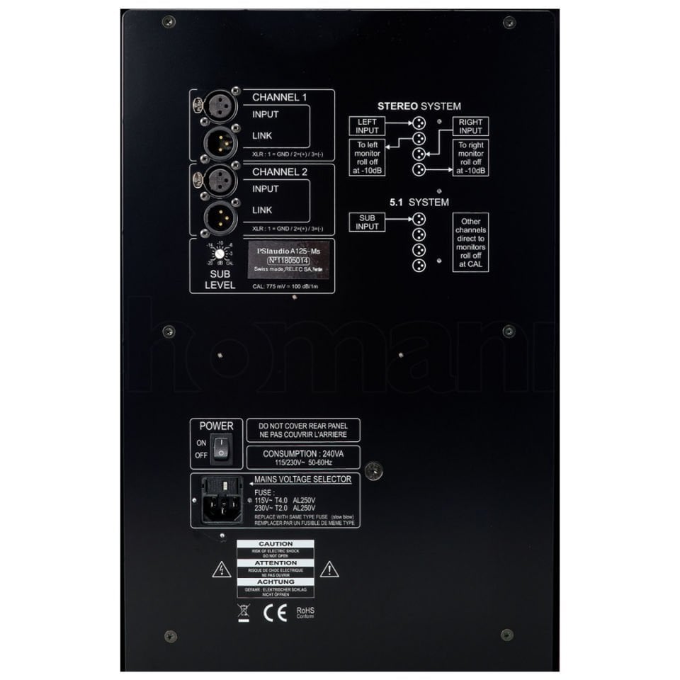 Sub A125-M White