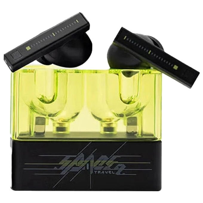 Space Travel 2 True Wireless Headphone (TWS) | Black Green