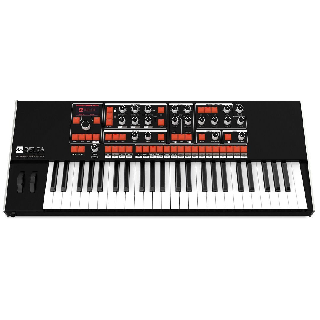 Delia | 49 Key Motorized Morphing Polyphonic Synthesizer