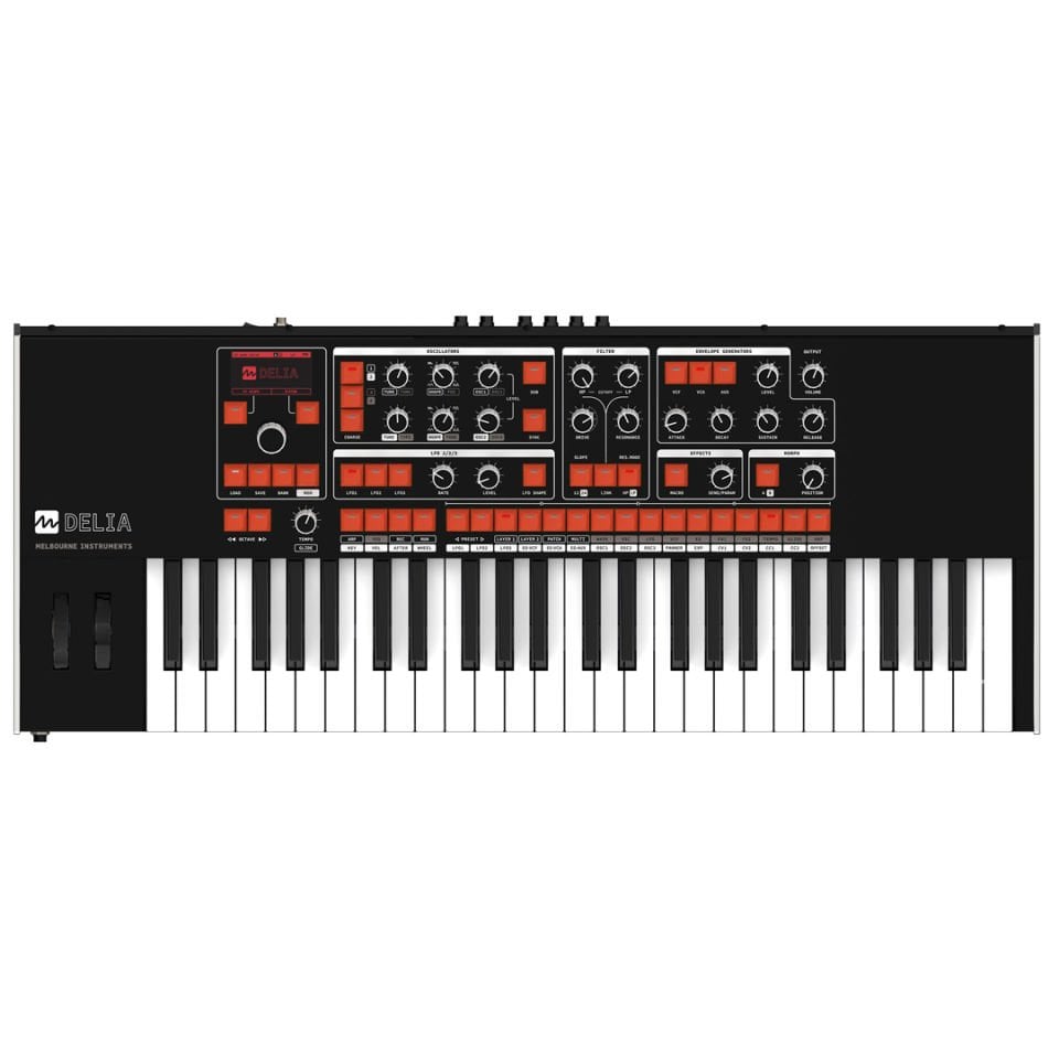 Delia | 49 Key Motorized Morphing Polyphonic Synthesizer