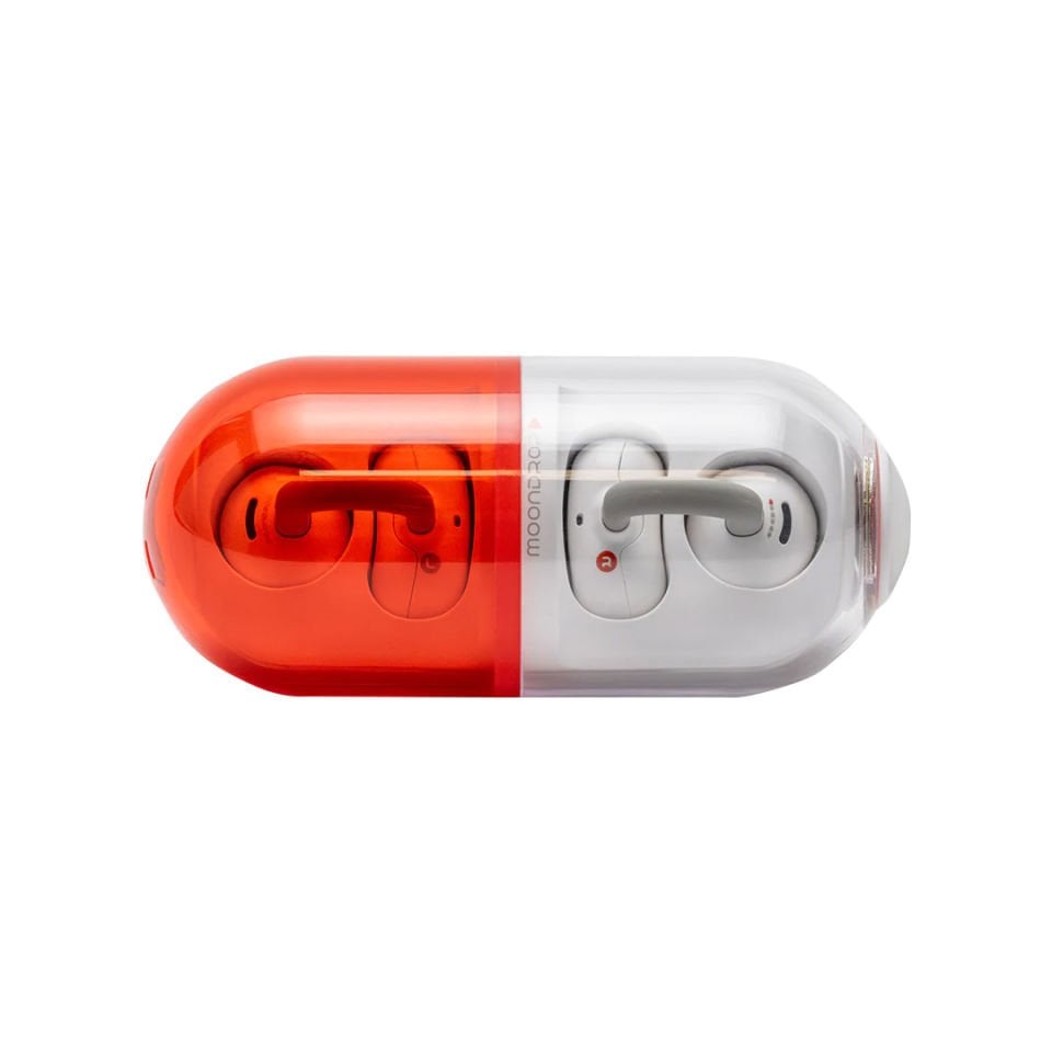PILL Ear-clip Wireless Headphone (OWS) | Red 