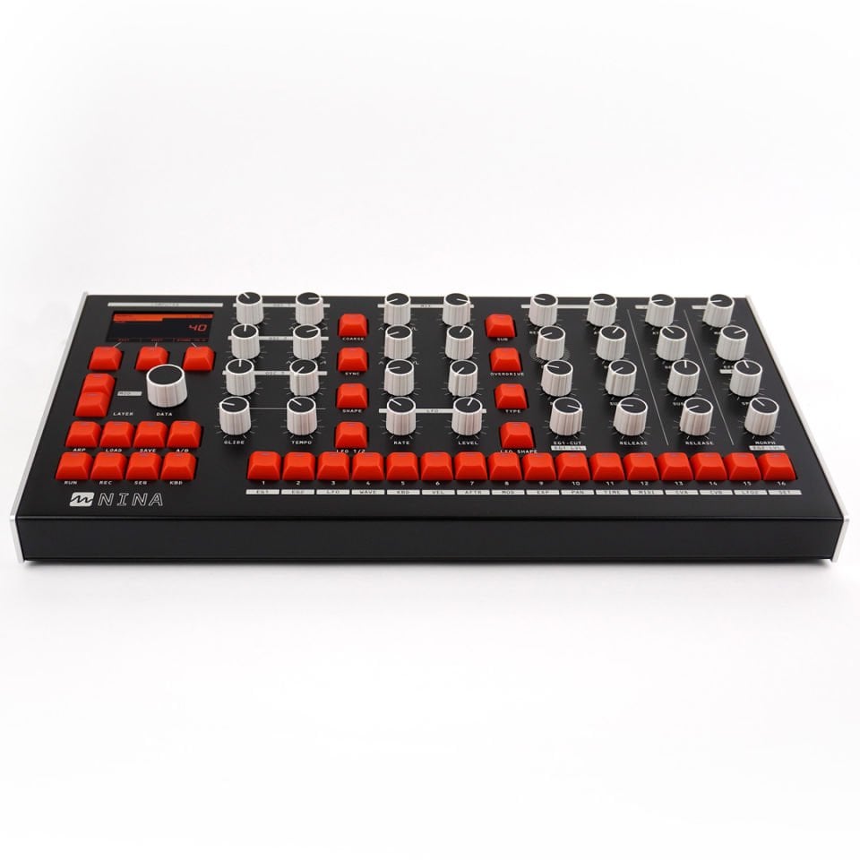 Nina | 12-Voice Analog Polyphonic Multitimbral Synthesizer w/Motorized Controls