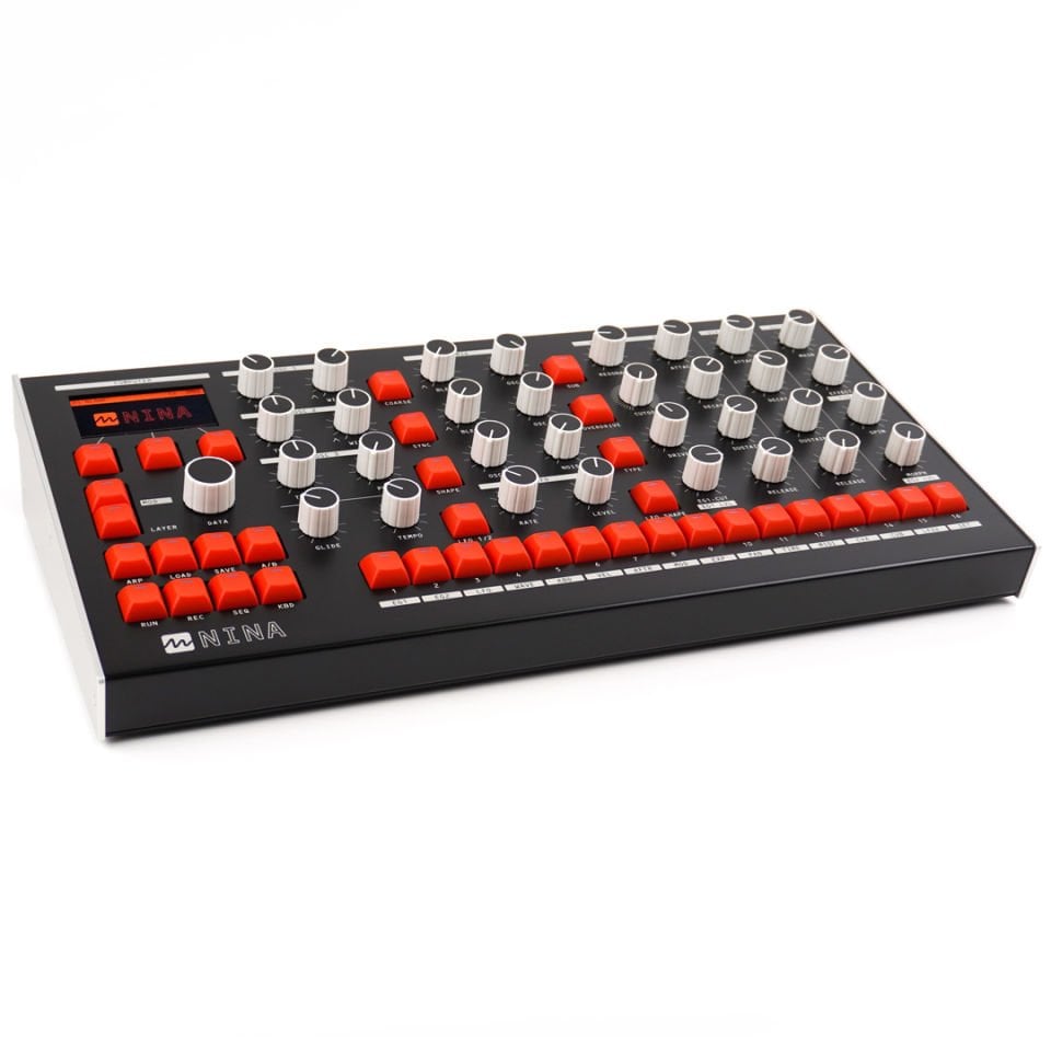 Nina | 12-Voice Analog Polyphonic Multitimbral Synthesizer w/Motorized Controls