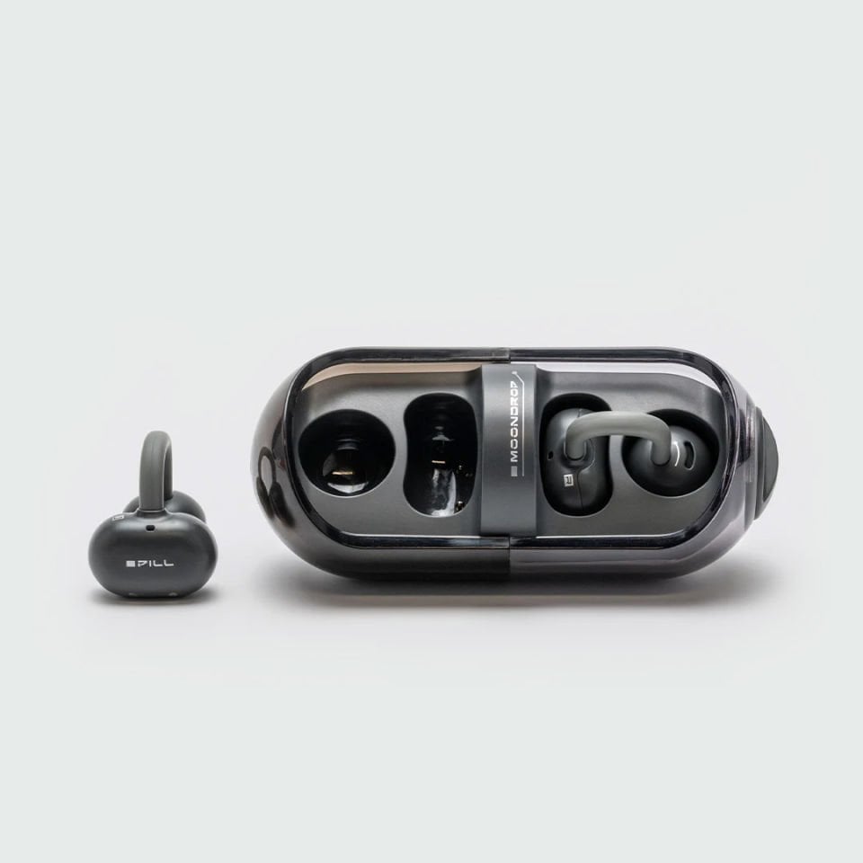PILL Ear-clip Wireless Headphone (OWS) | Black