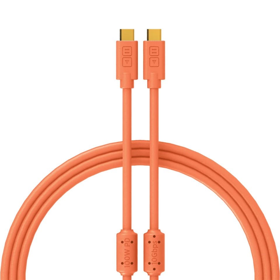 Chroma Cables USB-C to C - 2mt | Neon Orange