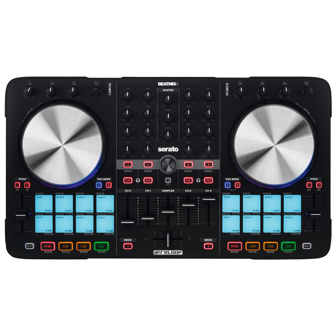 Reloop Beatmix 4 MK2 - 4 Kanal Serato Pad'li DJ Kontrolör / Controller