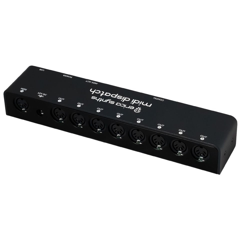MIDI Dispatch (Thru Box II) 1x8 MIDI Splitter and Interface