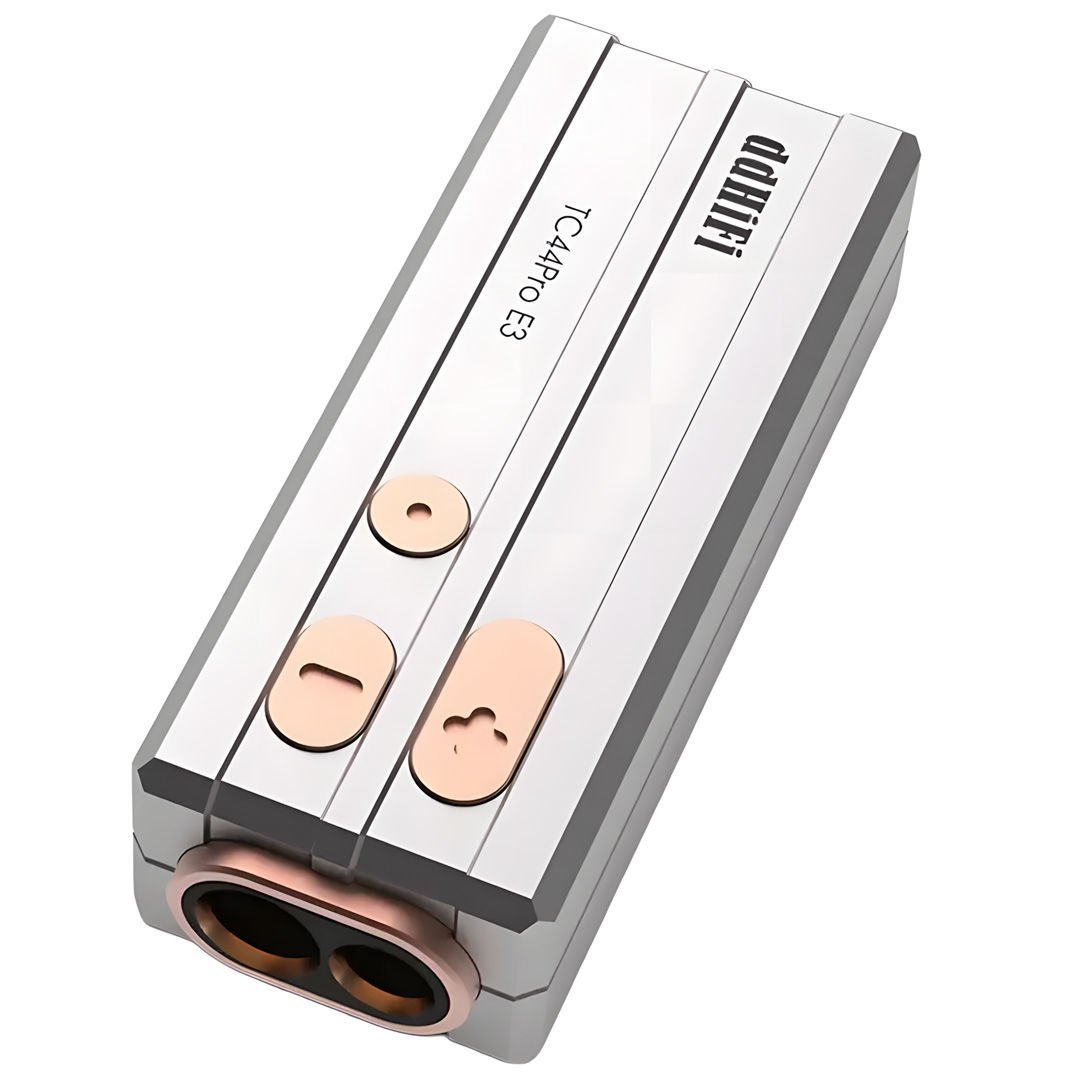 TC44Pro E3 (Eye3) | 3. Nesil Yüksek Çözünürlüklü DAC & Kulaklık AMP Adaptörü (3.5mm+4.4mm) | USB-C