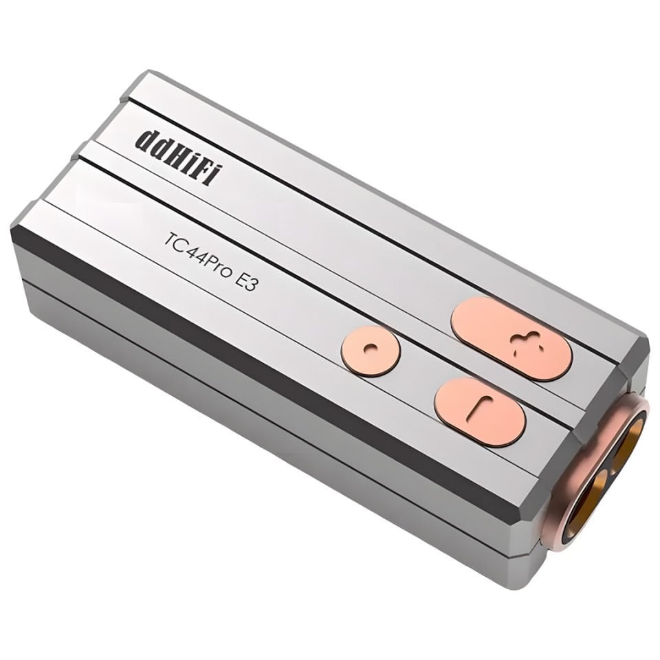 TC44Pro E3 (Eye3) | 3. Nesil Yüksek Çözünürlüklü DAC & Kulaklık AMP Adaptörü (3.5mm+4.4mm) | USB-C