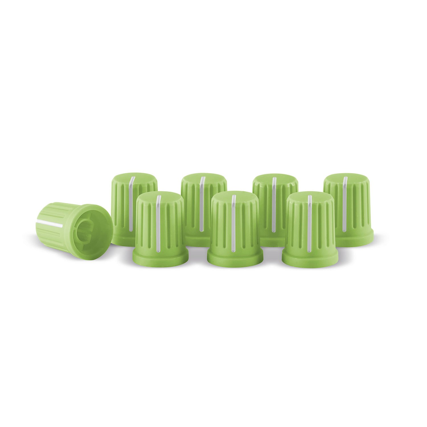 Reloop Knob Cap Set Green (Set of 8) - Neon Renkli DJ Knob Caps