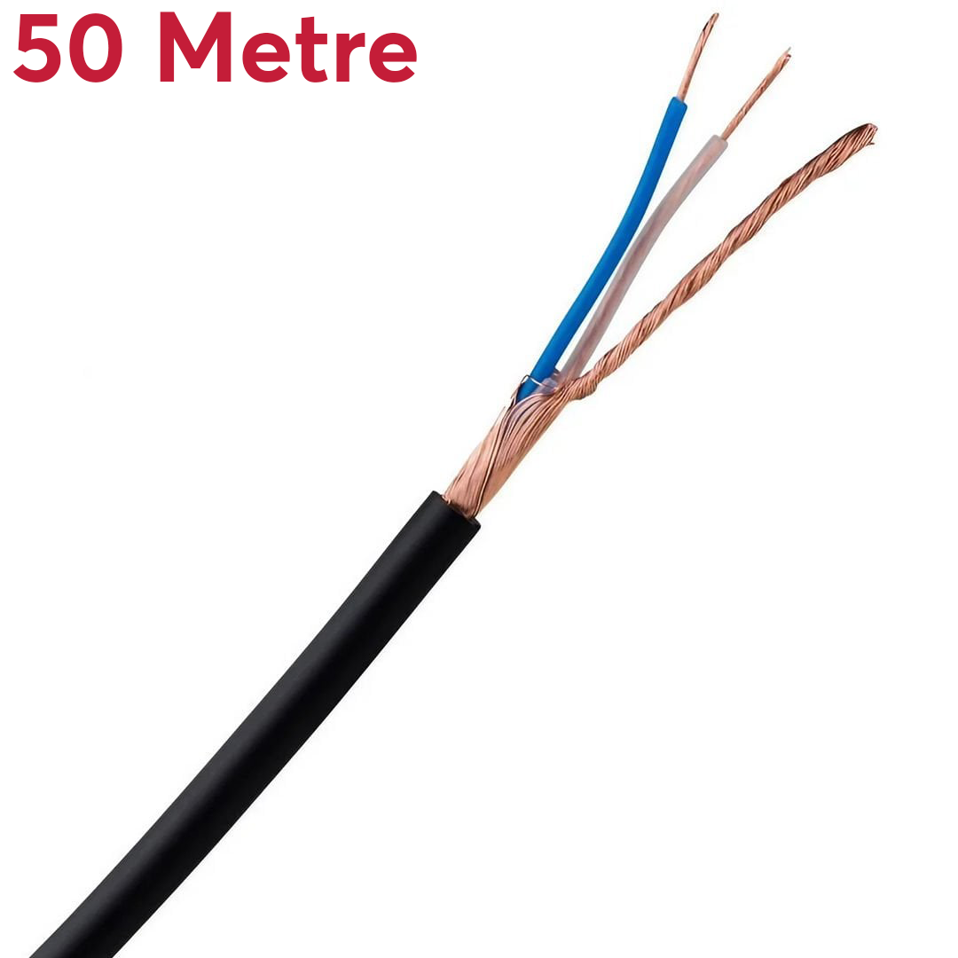 2549-00 Microphone Cable, Neglex | Black 50mt