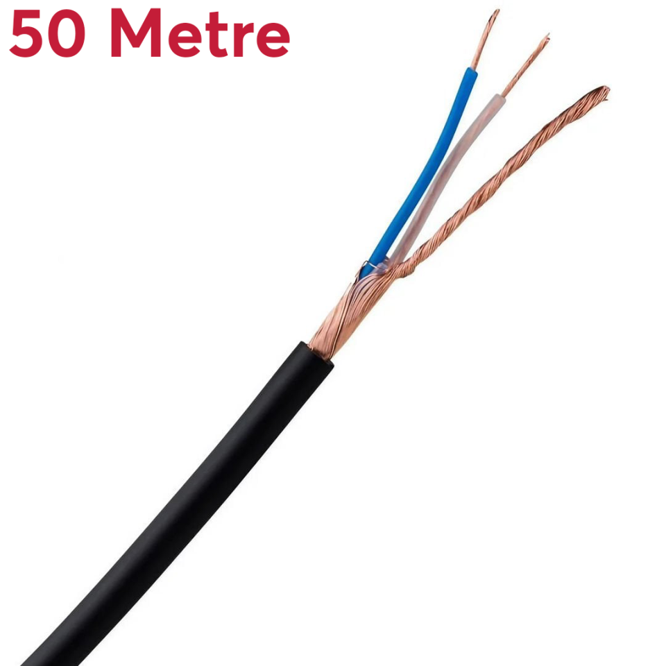 2549-00 Microphone Cable, Neglex | Black 50mt