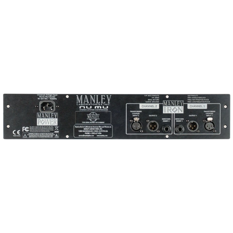 MANLEY Nu Mu Stereo Limiter Compressor | Stereo Link Özelliğine