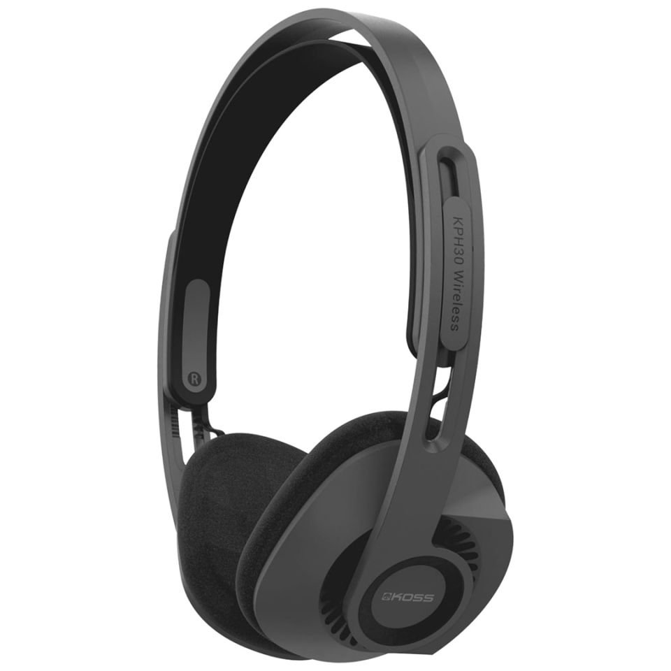 Koss KPH30KWL Stealth Grey Wireless Headphone | 20+ Saat Pil Ömrü