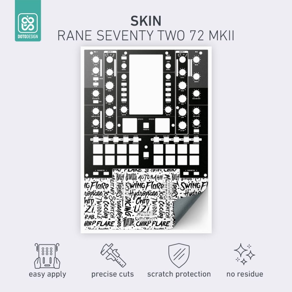 Skin Seventy-Two 72 MK2 | SCRATCH STYLE White