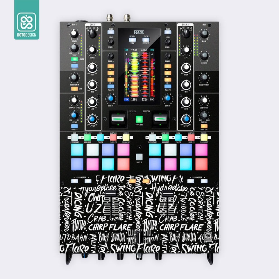 Skin Seventy-Two 72 MK2 | SCRATCH STYLE Black
