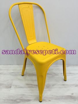Tolix Sandalye Sarı