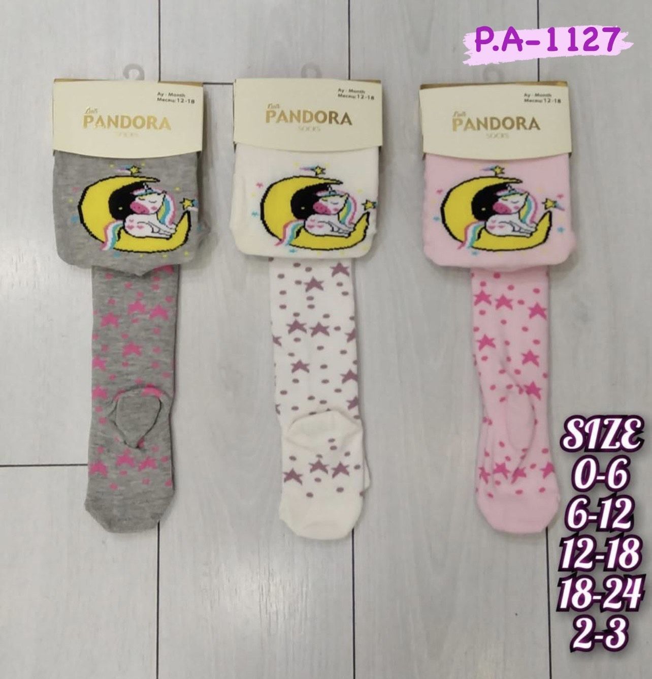 Luis Pandora 1127 Bebek Külotlu Çorap 6'lı