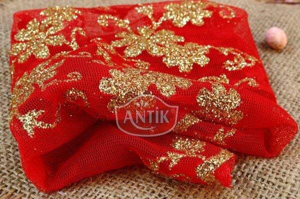 Silvery Halay Handkerchief Red 5 Pack