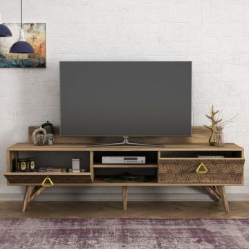 Dekorister Exclusive Yakamoz Tv Sehpası Ceviz