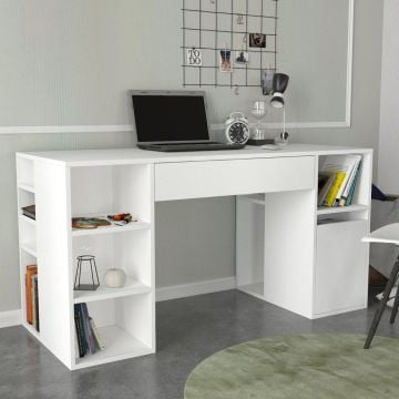 Dekorister Diamond Çalışma Masası Beyaz - 145 cm