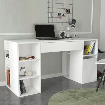 Dekorister Diamond Çalışma Masası Beyaz - 145 cm