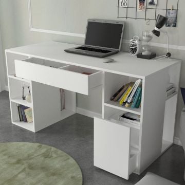 Dekorister Diamond Çalışma Masası Beyaz - 145 cm