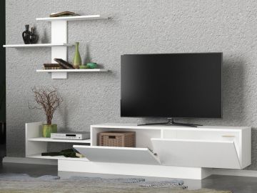 Dekorister Egemen Tv Ünitesi Beyaz