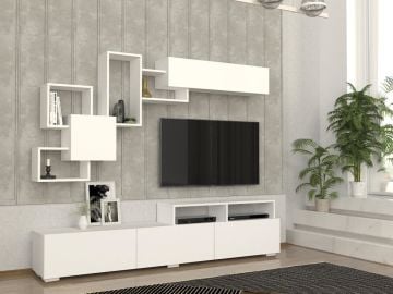 Dekorister Elit Tv Ünitesi Beyaz
