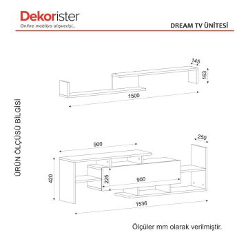 Dekorister Dream Tv Ünitesi Beyaz