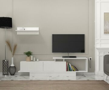Dekorister Asos Tv Ünitesi Beyaz