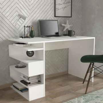 Dekorister Snake Çalışma Masası Beyaz