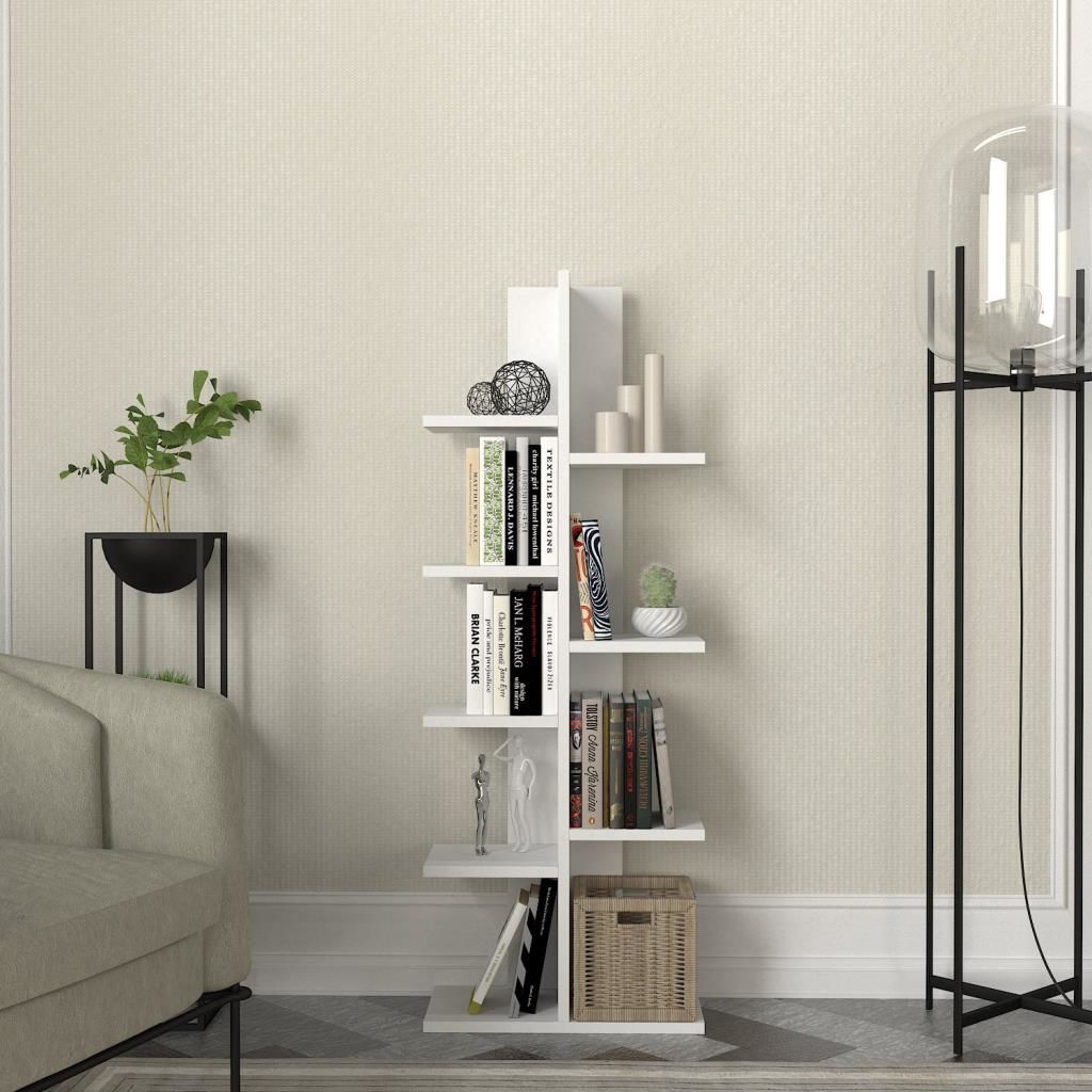 Dekorister Tree Kitaplık Beyaz