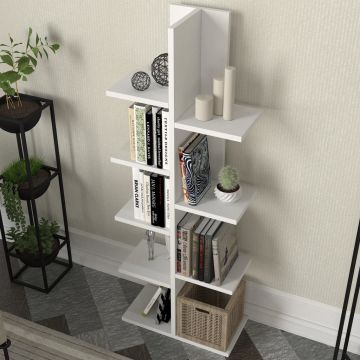 Dekorister Tree Kitaplık Beyaz