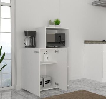 Dekorister Pars Mutfak Dolabı - Fırın Dolabı Beyaz