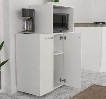 Dekorister Pars Mutfak Dolabı - Fırın Dolabı Beyaz