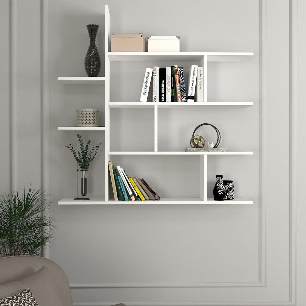 Dekorister Motif Kitaplık 2 Beyaz