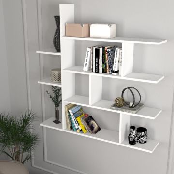 Dekorister Motif Kitaplık 2 Beyaz
