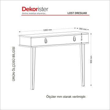 Dekorister Exclusive Lost Dresuar Ceviz