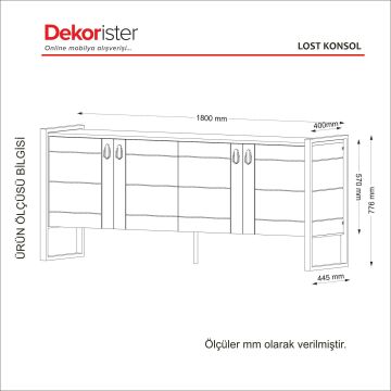 Dekorister Exclusive Lost Konsol Ceviz