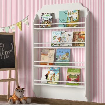 Dekorister Exclusive Montessori Kitaplık Beyaz
