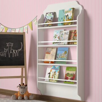 Dekorister Exclusive Montessori Kitaplık Beyaz