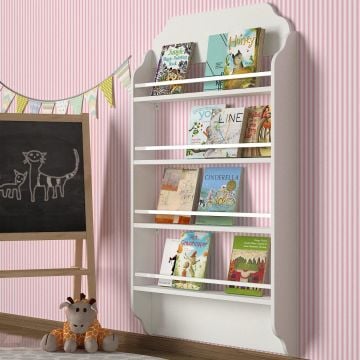 Dekorister Exclusive Montessori Kitaplık Beyaz