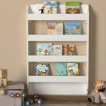 Dekorister Exclusive Drama Montessori Kitaplık Beyaz
