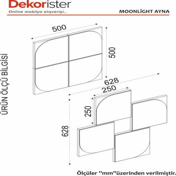 Dekorister Exclusive Moonlight Ayna