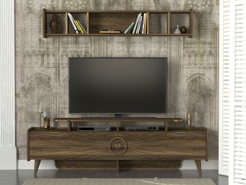 Dekorister Exclusive Sky Tv Ünitesi Ceviz