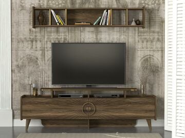 Dekorister Exclusive Sky Tv Ünitesi Ceviz