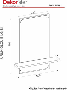 Dekorister Exclusive Ekol Ayna